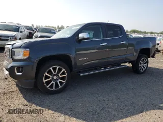2020 GMC Canyon 4WD Denali with VIN 1GTG6EEN4L1153378, listed as a Copart auction lot 57780475 with 40,716 mi miles and Salvage title. Bid and sale history available at DreamBid. Image 1.