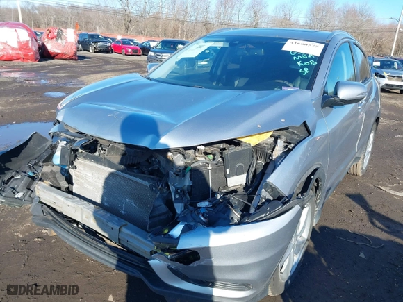 2019 Honda HR-V EX-L with VIN 3CZRU6H71KM706288, listed as a IAAI auction lot 41600575 with 76,645 mi miles. Bid and sale history available at carsss.com. Image 6.