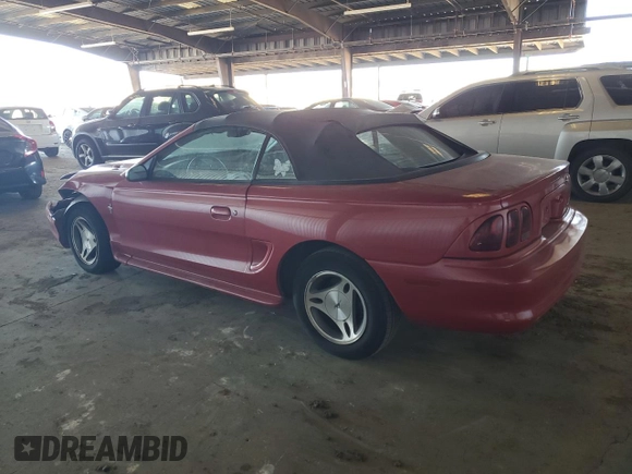 1998 Ford Mustang with VIN 1FAFP4447WF245920, listed as a Copart auction lot 87719415 with 211,426 mi miles and Salvage Title. Bid and sale history available at carsss.com. Image 2.