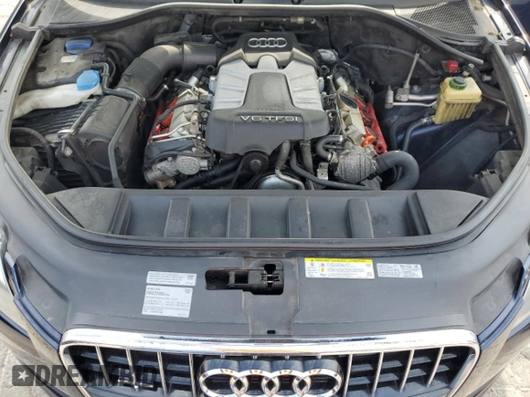 2013 Audi Q7 Premium Plus with VIN WA1LGAFE6DD010512, listed as a Copart auction lot 65572335 with 195,066 mi miles and Clean title. Bid and sale history available at DreamBid. Image 12.
