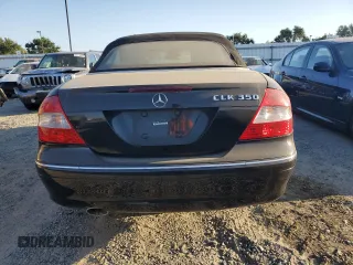 2008 Mercedes-Benz CLK-Class 3.5L with VIN WDBTK56G38T091928, listed as a Copart auction lot 61878514 with 124,845 mi miles and Clean Title. Bid and sale history available at carsss.com. Image 6.
