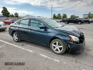 2014 Nissan Sentra SV with VIN 3N1AB7AP7EL653313, listed as a Copart auction lot 59536475 with 126,048 mi miles and Salvage title. Bid and sale history available at DreamBid. Image 4.