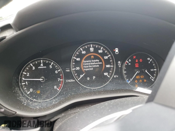 2023 Mazda CX-30 S Select with VIN 3MVDMBBM5PM509766, listed as a Copart auction lot 54146295 with 17,420 mi miles and Salvage title. Bid and sale history available at DreamBid. Image 9.