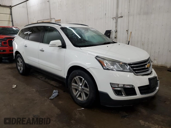 2015 Chevrolet Traverse LT with VIN 1GNKVGKD7FJ318971, listed as a Copart auction lot 58054655 with 260,707 mi miles and Salvage title. Bid and sale history available at DreamBid. Image 4.