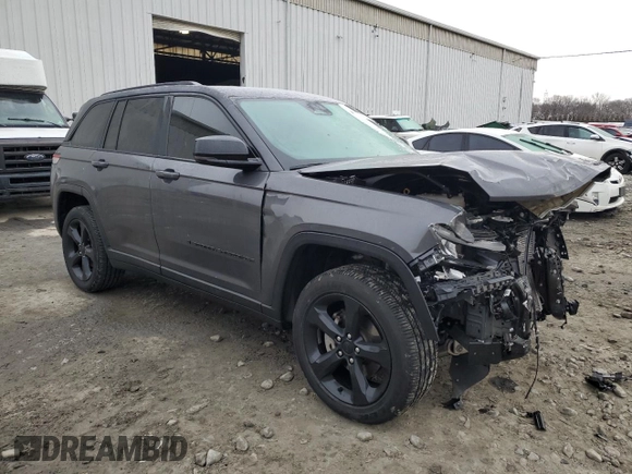 2024 Jeep Grand Cherokee Altitude with VIN 1C4RJHAG2RC715887, listed as a Copart auction lot 89330145 with 11,446 mi miles and Salvage title. Bid and sale history available at DreamBid. Image 4.