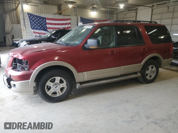 2005 Ford Expedition Eddie Bauer z VIN 1FMFU18535LA64541, wystawiony jako Copart lot #50811075 z przebiegiem 216 979 mil mil oraz Szkoda całkowita • Salvage title. Historia ofert i sprzedaży dostępna na DreamBid. Obrazek 1.