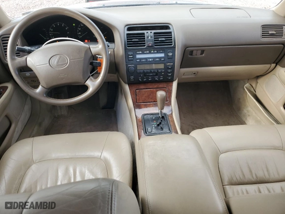 1997 Lexus LS 400 Luxury Sdn with VIN JT8BH28F8V0082796, listed as a Copart auction lot 48725335 with 142,789 mi miles and Salvage Title. Bid and sale history available at carsss.com. Image 8.