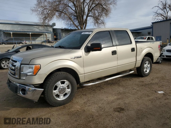 2009 Ford F-150 XL with VIN 1FTPW12V19KC53762, listed as a Copart auction lot 45317785 with 168,184 mi miles and Salvage Title. Bid and sale history available at carsss.com. Image 1.