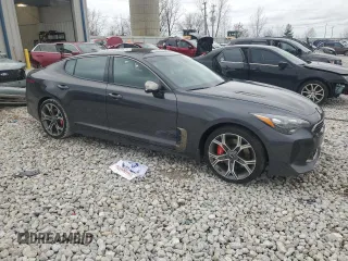2019 Kia Stinger GT1 with VIN KNAE45LC0K6054506, listed as a Copart auction lot 79434114 with 29,497 mi miles and Non Repairable. Bid and sale history available at carsss.com. Image 4.