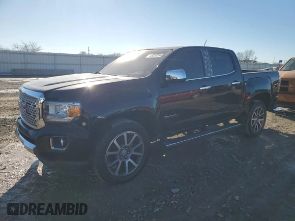 2020 GMC Canyon 4WD Denali with VIN 1GTG6EEN2L1131363, listed as a Copart auction lot 83033354 with 52,694 mi miles and Salvage Title. Bid and sale history available at carsss.com. Image 1.
