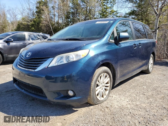 2011 Toyota Sienna XLE AAS with VIN 5TDYK3DC6BS055779, listed as a Copart auction lot 51589895 with Not Provided miles and Clean Title. Bid and sale history available at DreamBid. Image 1.
