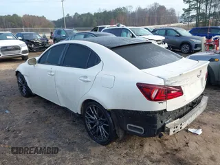 2011 Lexus IS F with VIN JTHBP5C29B5009279, listed as a IAAI auction lot 41106847 with 149,104 mi miles. Bid and sale history available at carsss.com. Image 3.