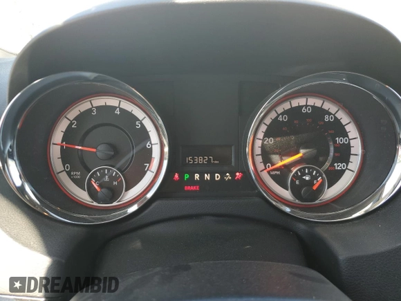 2018 Dodge Grand Caravan SXT with VIN 2C4RDGCG4JR360103, listed as a Copart auction lot 53209605 with 153,827 mi miles and Salvage Title. Bid and sale history available at DreamBid. Image 9.