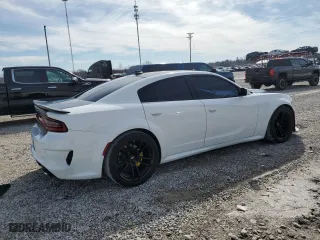 2020 Dodge Charger Scat Pack Widebody with VIN 2C3CDXGJ0LH240842, listed as a Copart auction lot 46793905 with 39,457 mi miles and Salvage Title. Bid and sale history available at carsss.com. Image 3.