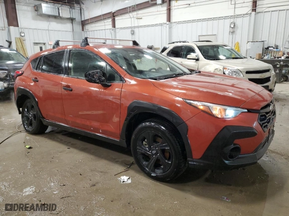 2024 Subaru Crosstrek with VIN JF2GUABCXRH372140, listed as a Copart auction lot 86976994 with NaN miles and Salvage Title. Bid and sale history available at carsss.com. Image 4.
