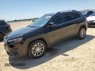 2019 Jeep Cherokee Latitude with VIN 1C4PJLCB3KD175767, listed as a Copart auction lot 52048215 with 81,730 mi miles and Salvage Title. Bid and sale history available at carsss.com. Image 1.