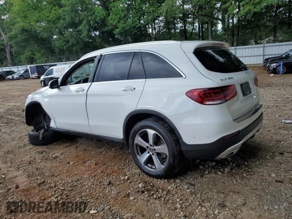 2020 Mercedes-Benz GLC 300 with VIN W1N0G8EB2LF842370, listed as a Copart auction lot 60129245 with 72,902 mi miles and Salvage title. Bid and sale history available at DreamBid. Image 2.