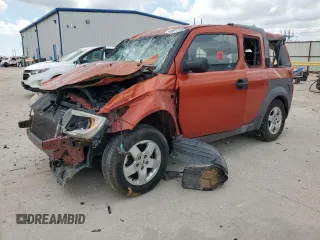 2004 Honda Element EX with VIN 5J6YH18584L015491, listed as a Copart auction lot 60891535 with 263,486 mi miles and Salvage title. Bid and sale history available at DreamBid. Image 1.