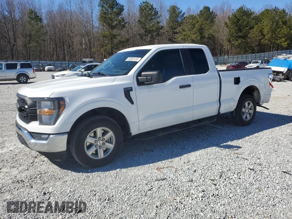 2023 Ford F-150 XL with VIN 1FTEX1CP3PKE58842, listed as a Copart auction lot 44503125 with 63,909 mi miles and Salvage title. Bid and sale history available at DreamBid. Image 1.