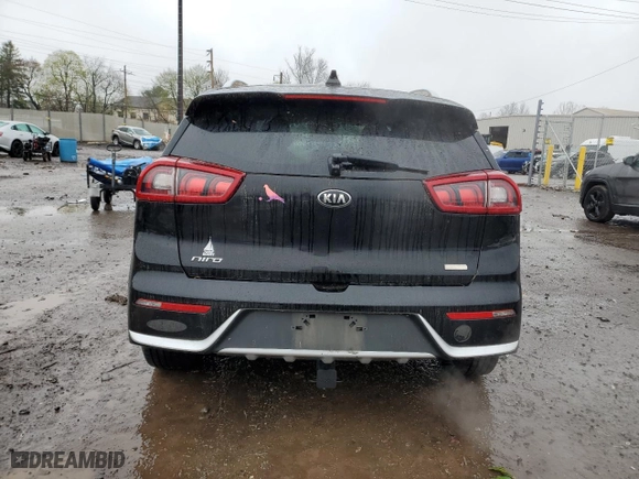 2017 Kia Niro EX with VIN KNDCC3LC8H5034018, listed as a Copart auction lot 52252075 with 71,120 mi miles and Salvage Title. Bid and sale history available at carsss.com. Image 6.
