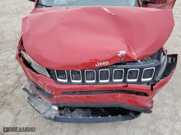 2018 Jeep Compass Latitude with VIN 3C4NJDBB0JT259147, listed as a Copart auction lot 84566234 with NaN miles and Salvage Title. Bid and sale history available at carsss.com. Image 12.