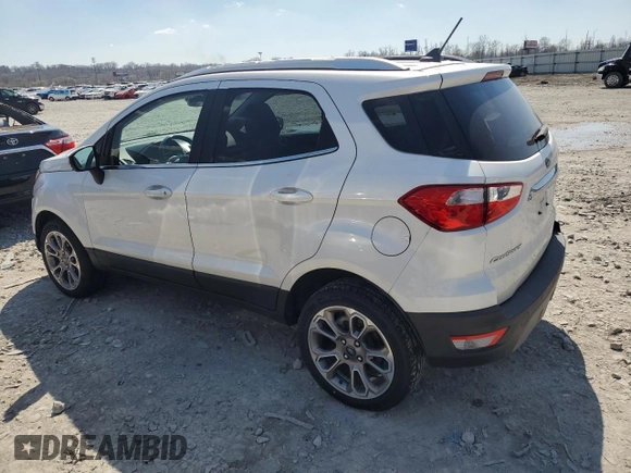 2019 Ford EcoSport Titanium with VIN MAJ6S3KL4KC288772, listed as a Copart auction lot 50643245 with 59,855 mi miles and Salvage Title. Bid and sale history available at DreamBid. Image 2.