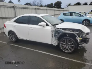 2017 Lexus IS 350 with VIN JTHBE1D2XH5029224, listed as a Copart auction lot 44968985 with 83,108 mi miles and Salvage Title. Bid and sale history available at DreamBid. Image 4.