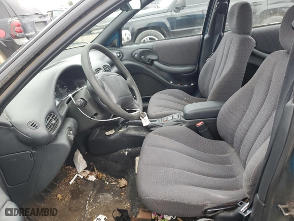 2000 Pontiac Sunfire SE with VIN 1G2JB5249Y7282240, listed as a Copart auction lot 81605804 with 149,866 mi miles and Salvage Title. Bid and sale history available at carsss.com. Image 7.