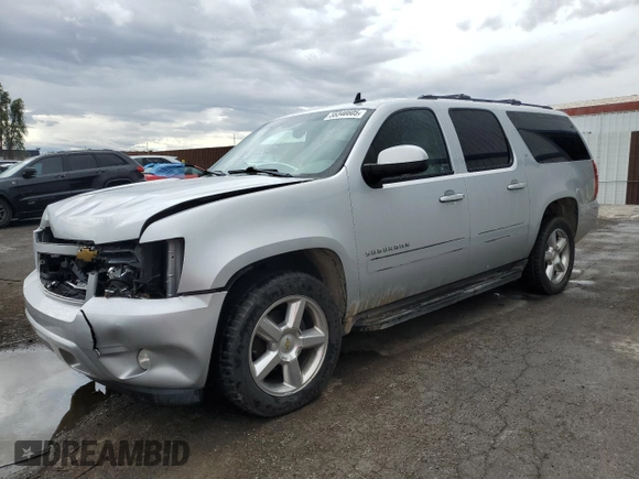 2013 Chevrolet Suburban LT with VIN 1GNSCJE07DR305437, listed as a Copart auction lot 55346605 with 160,518 mi miles and Salvage title. Bid and sale history available at DreamBid. Image 1.