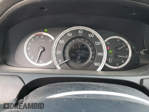 2013 Honda Accord Sdn EX-L with VIN 1HGCR2F80DA100290, listed as a Copart auction lot 53510425 with 64,383 mi miles and Salvage Title. Bid and sale history available at carsss.com. Image 9.
