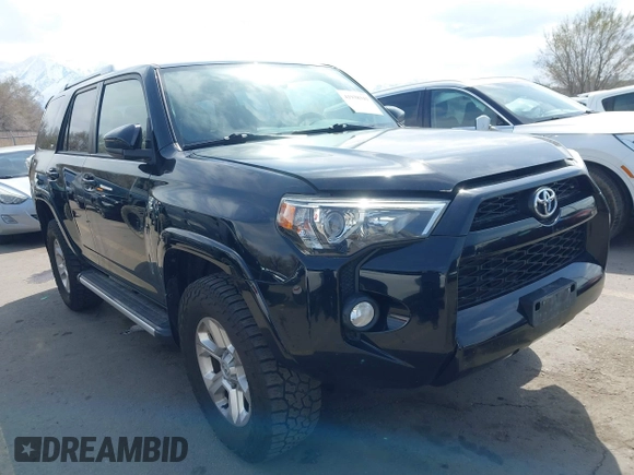 2018 Toyota 4Runner SR5 with VIN JTEBU5JR0J5546028, listed as a IAAI auction lot 41938341 with 70,975 mi miles. Bid and sale history available at carsss.com. Image 1.