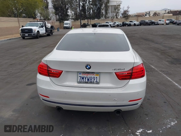 2015 BMW 4 Series 435i with VIN WBA3R1C50FK194927, listed as a IAAI auction lot 42104577 with Not provided miles and . Bid and sale history available at DreamBid. Image 16.