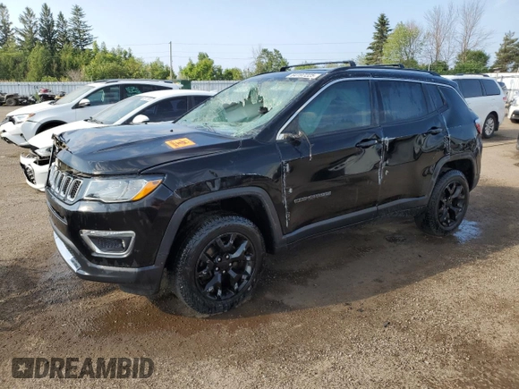 2018 Jeep Compass Limited with VIN 3C4NJDCB2JT361872, listed as a Copart auction lot 64197225 with Not provided miles and Salvage title. Bid and sale history available at DreamBid. Image 1.
