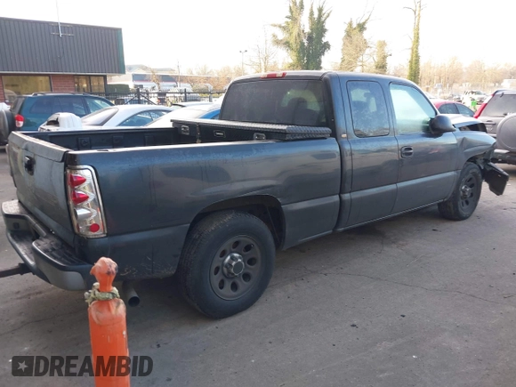 2005 Chevrolet Silverado 1500 Work Truck with VIN 1GCEC19X95Z144474, listed as a IAAI auction lot 41383383 with Not provided miles and . Bid and sale history available at DreamBid. Image 4.