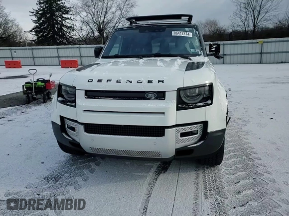 2022 Land Rover Defender S with VIN SALEJERX5N2078150, listed as a Copart auction lot 86412374 with 33,768 mi miles and Salvage title. Bid and sale history available at DreamBid. Image 12.