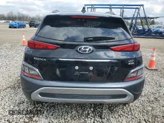 2022 Hyundai Kona Limited with VIN KM8K5CA32NU844461, listed as a Copart auction lot 52772795 with 18,251 mi miles and Salvage Title. Bid and sale history available at DreamBid. Image 6.