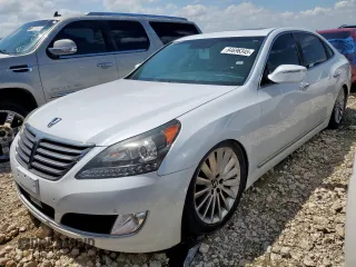 2016 Hyundai Equus Signature with VIN KMHGH4JH0GU101024, listed as a Copart auction lot 64696345 with 123,826 mi miles and Salvage title. Bid and sale history available at DreamBid. Image 1.