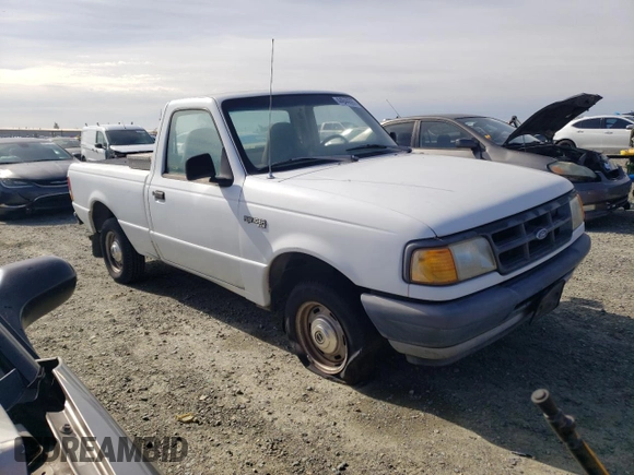 1993 Ford Ranger Splash with VIN 1FTCR10A2PUD14320, listed as a Copart auction lot 44844595 with 96,969 mi miles and Clean title. Bid and sale history available at DreamBid. Image 4.