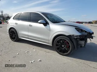 2013 Porsche Cayenne GTS with VIN WP1AD2A29DLA71477, listed as a Copart auction lot 41769945 with 80,540 mi miles and Salvage Title. Bid and sale history available at DreamBid. Image 4.