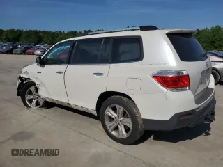 2012 Toyota Highlander Limited with VIN 5TDDK3EH4CS157298, listed as a Copart auction lot 55071475 with 169,477 mi miles and Salvage title. Bid and sale history available at DreamBid. Image 2.