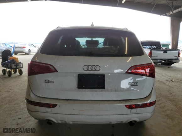2012 Audi Q5 2.0T Premium with VIN WA1CFAFPXCA087758, listed as a Copart auction lot 47077675 with 124,866 mi miles and Salvage Title. Bid and sale history available at carsss.com. Image 6.