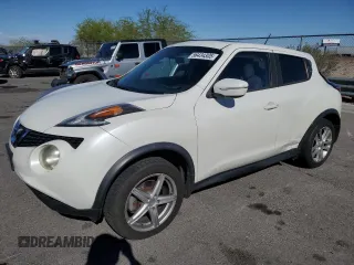 2015 Nissan Juke SV with VIN JN8AF5MVXFT563820, listed as a Copart auction lot 56434305 with 103,265 mi miles and Salvage title. Bid and sale history available at DreamBid. Image 1.