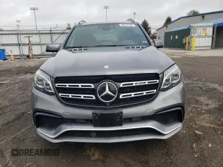 2017 Mercedes-Benz GLS with VIN 4JGDF7FEXHA893212, listed as a Copart auction lot 80876754 with 110,073 mi miles and Salvage Title. Bid and sale history available at carsss.com. Image 5.