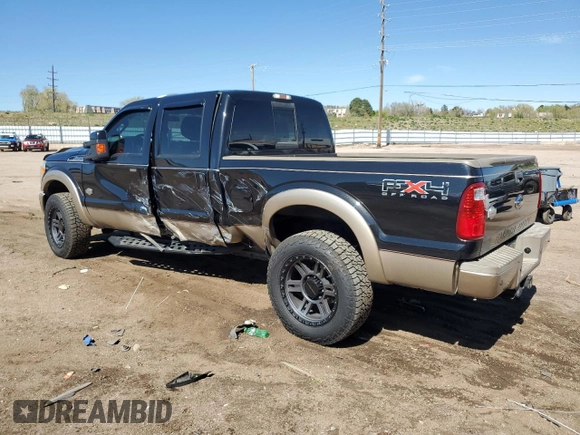2011 Ford F-250 XL with VIN 1FT7W2BT3BEB29470, listed as a Copart auction lot 55161865 with 173,645 mi miles and Salvage title. Bid and sale history available at DreamBid. Image 2.
