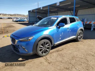 2017 Mazda CX-3 Grand Touring with VIN JM1DKFD75H0162465, listed as a Copart auction lot 47078635 with 88,689 mi miles and Salvage Title. Bid and sale history available at carsss.com. Image 1.