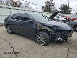 2017 Toyota Camry XLE with VIN 4T1BF1FK1HU442551, listed as a Copart auction lot 52876685 with 0 mi miles and Salvage Title. Bid and sale history available at carsss.com. Image 4.