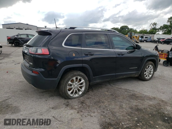 2019 Jeep Cherokee Latitude with VIN 1C4PJLCX7KD331871, listed as a Copart auction lot 59685665 with 90,787 mi miles and Salvage title. Bid and sale history available at DreamBid. Image 3.