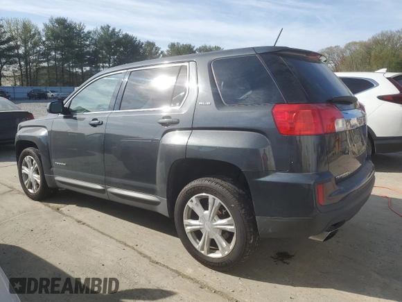 2017 GMC Terrain SLE with VIN 2GKFLSEK4H6195728, listed as a Copart auction lot 53819355 with 60,765 mi miles and Salvage Title. Bid and sale history available at carsss.com. Image 2.