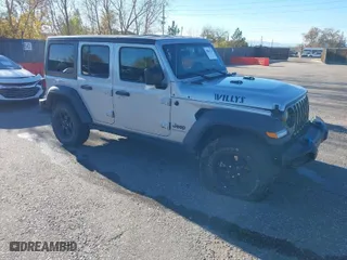 2023 Jeep Wrangler 4xe with VIN 1C4JJXN62PW628429, listed as a IAAI auction lot 40861135 with 33,923 mi miles. Bid and sale history available at carsss.com. Image 1.