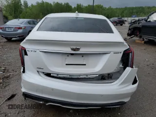 2025 Cadillac CT5 Sport with VIN 1G6DU5RK7S0101632, listed as a Copart auction lot 54661775 with 8,927 mi miles and Salvage title. Bid and sale history available at DreamBid. Image 6.